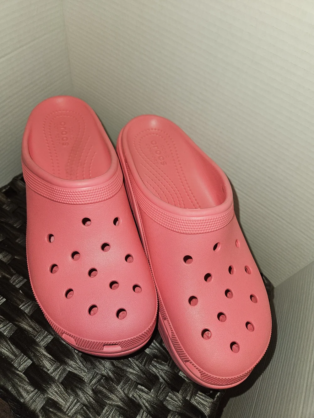 CROCS chunky platform